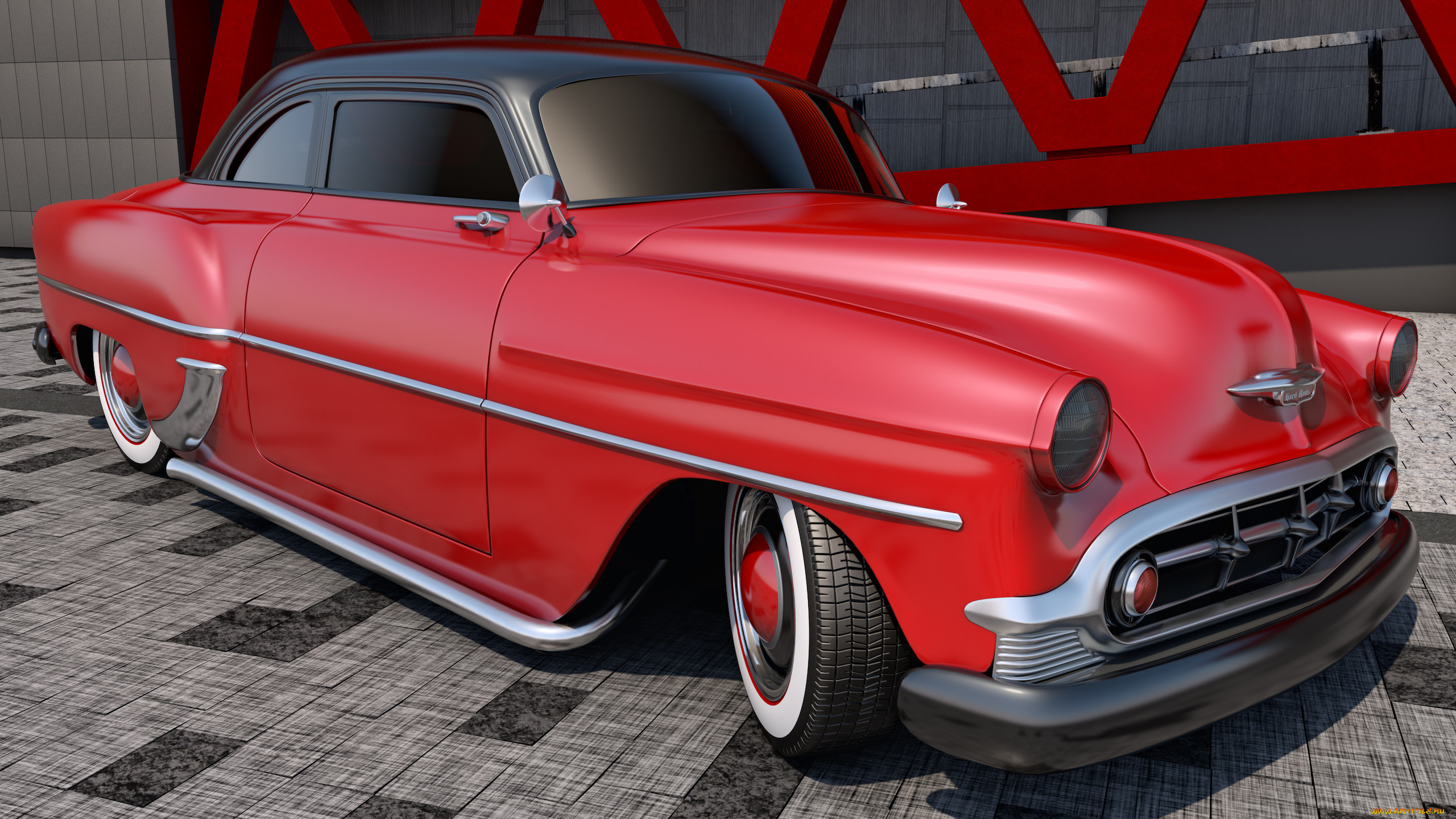 , 3, 1953, chevrolet, club, coupe